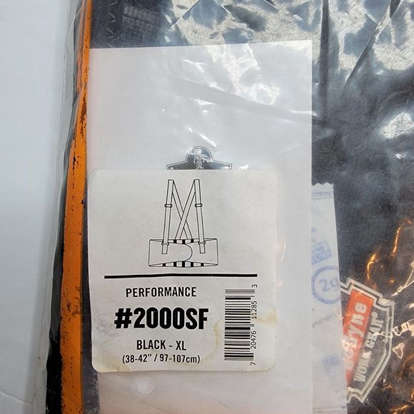 Ergodyne ProFlex 1650 Back Support 7.5" Spandex Belt Removable Strap Men's XL - Picture 3 of 6